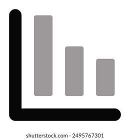illustration of a icon chart bar