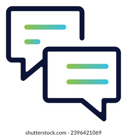 illustration of a icon chat