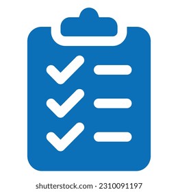 Illustration einer Icon-Checkliste