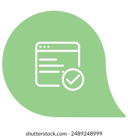 illustration of a icon checkmark