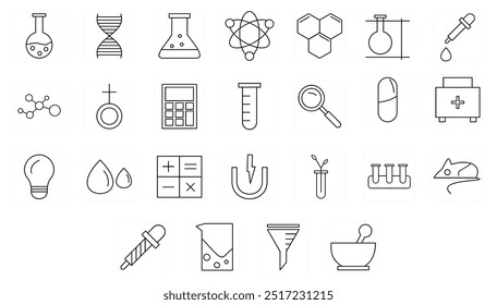 Illustration Icon of chemestry lab