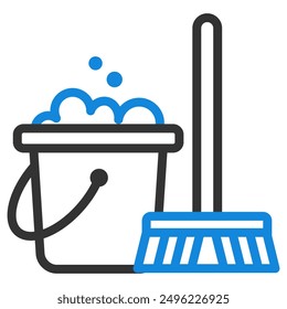 Illustration einer Symbolreinigung