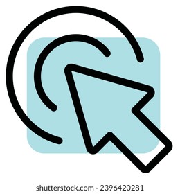 illustration of a icon click 
