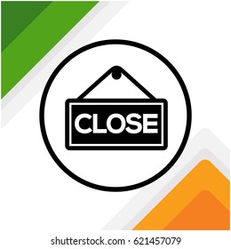 illustration icon for closed status