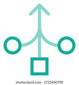 ilustração de um cluster de ícones