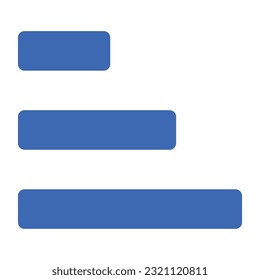 illustration of a icon column chart 