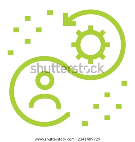 illustration of a icon committed partnership 