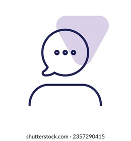 illustration of a icon communication