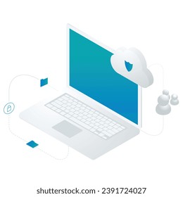 illustration of a icon compute management