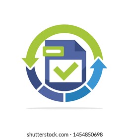 Illustration Icon With The Concept Of Data Recovery Process