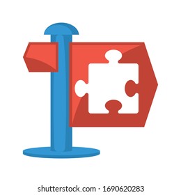 Illustration icon concept information instructions for service solutions.