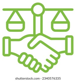 illustration of a icon contract 