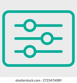 Ilustración de un control de icono