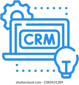 illustration of a icon crm
