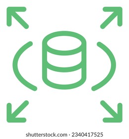 illustration of a icon custom connector 