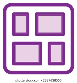 illustration of a icon custom elements