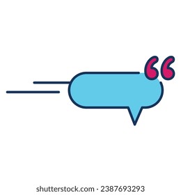 ilustración de una cita de cliente de icono