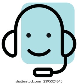 illustration of a icon customer support