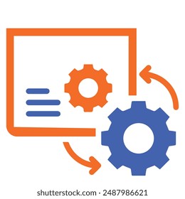 illustration of a icon customizable 