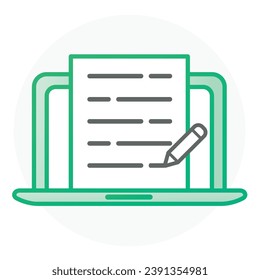 illustration of a icon customizable templates
