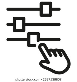 illustration of a icon customize