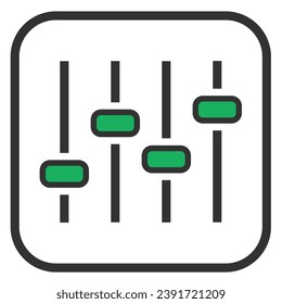 illustration of a icon customize apps