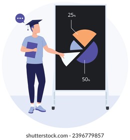 ilustración de un icono de datos