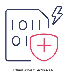 illustration of a icon defend