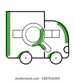 ilustración de un diagnóstico de icono