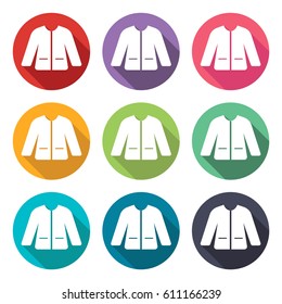 illustration icon for doctor's coat