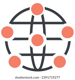 illustration of a icon edge sites