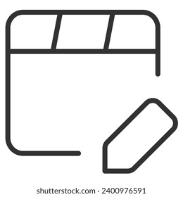 Illustration einer Icon-Bearbeitung 