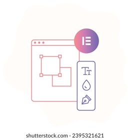 Illustration eines Icon-Editors