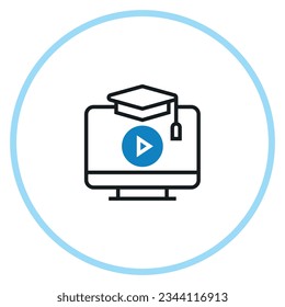 illustration of a icon education 