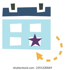 illustration of a icon education event 