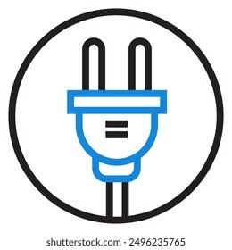 illustration of a icon electric