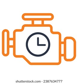 illustration of a icon engine
