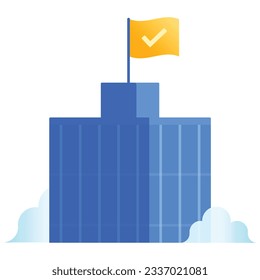 ilustración de una empresa de iconos 