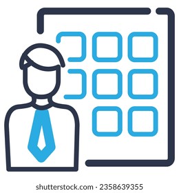 ilustración de una empresa de iconos 