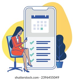 ilustración de una aplicación de evento de icono