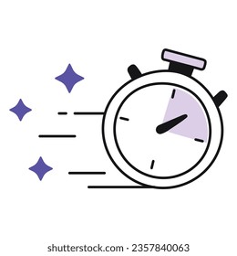 illustration of a icon faster 
