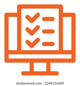 illustration of a icon file checkmark 