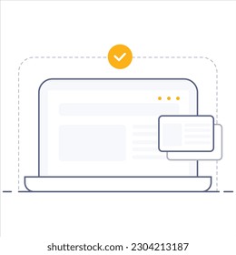 illustration of a icon finish 