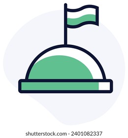 illustration of a icon flag