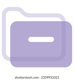 ilustración de una carpeta de iconos 