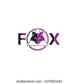 illustration icon fox vector logo