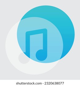 illustration of a icon glass sound 