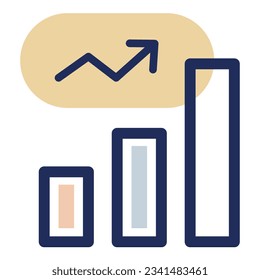 illustration of a icon growth 