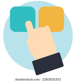 Illustration einer Handy-App