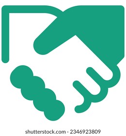 illustration of a icon  handshake 